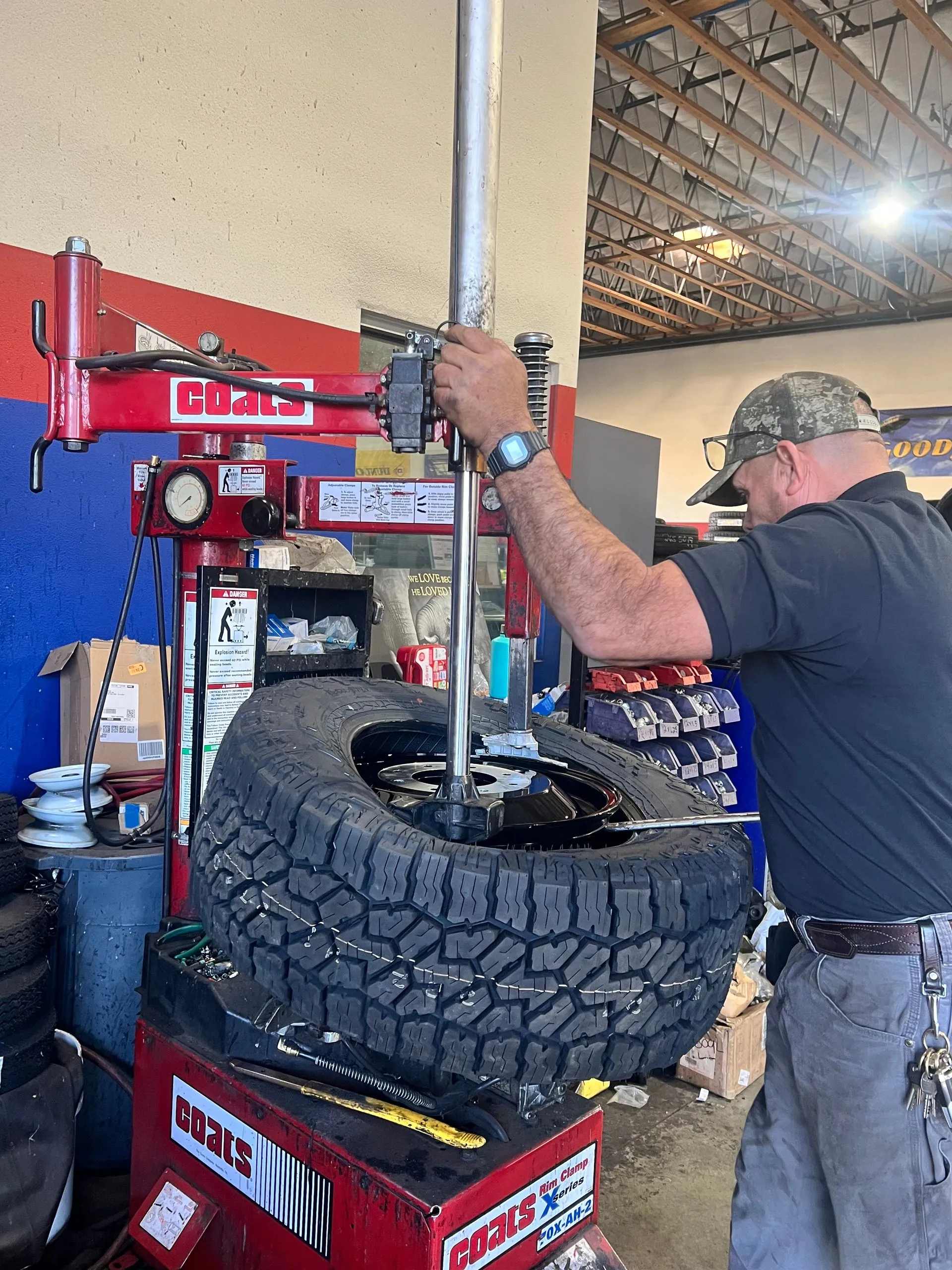 CALDERON'S TIRES IN STORY RD.